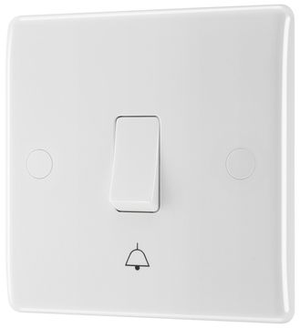 BG 10Ax Plate Switch Bell Push image 3
