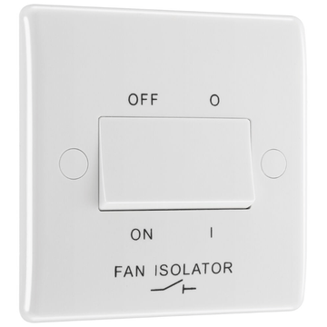 BG 10Ax Plate Switch Fan Isolator 3Pole image 1