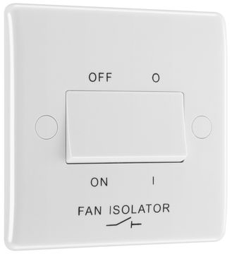 BG 10Ax Plate Switch Fan Isolator 3Pole image 2