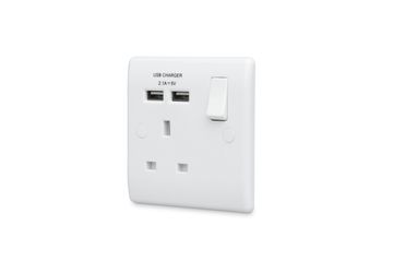 BG 13A 1Gang Switch Socket with 2.1A Usb image 8