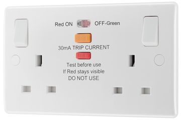 BG 2Gang 13A Rcd Socket Suitable For Domestic Or Commercial Units image 3