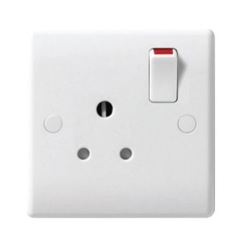 BG 5A 1G Switched Socket With Captive Screws For Easy Installation image 1