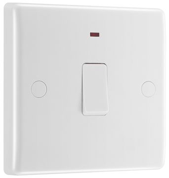 BG 20A D.P Switch With Neon & Flex Outlet image 1