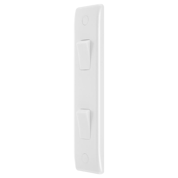 BG 10A 2Gang 2Way Architrave Switch image 1