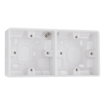 BG Dual Surface Twin Pattress Box 37mm image 1