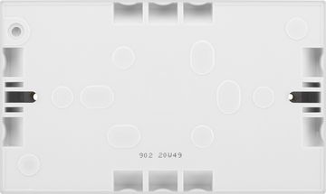 BG Surface Socket Box 2Gang White 32Mm Pvc image 5