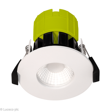 Luceco 6W Downlight White 3K Fixed IP65 image 1