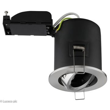 Luceco EFDGUABS Adjustable Fire Rated Downlight image 1