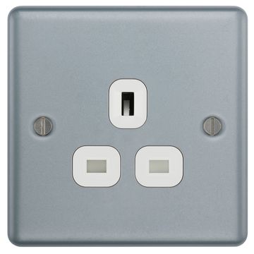 BG Unswitched Socket 1G 13A Metal Clad image 2
