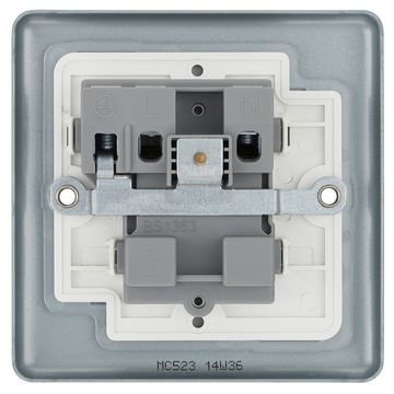 BG Unswitched Socket 1G 13A Metal Clad image 8