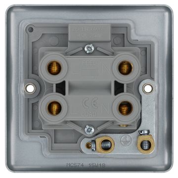 BG 45A D.P Switch with Neon (Single) Metal Clad image 7