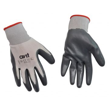 Avit Gloves - Nitrile Coated - Gauge 13 (L) Size 9 image 1