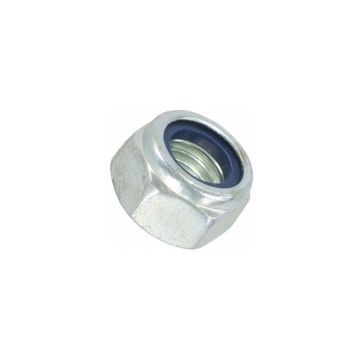 Deligo M12 Nylon Nuts Bzp made up from high grade tensile steel image 1