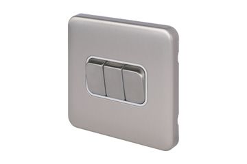 GET 10A 3 Gang 2 Way Wide Rocker Light Switch image 2
