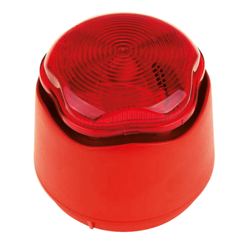 ESP CB-1R Combined Red Banshee Sounder + (Red Lens) Strobe 97Dba image 1