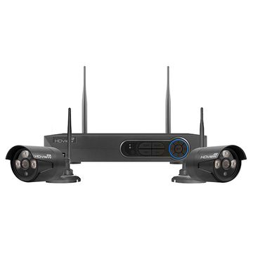 ESP 2 Camera 1080P Hd 500Gb WiFi CCTV Kit Black image 1