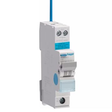 Hager SP Type B Mini RCBO 30mA 6kA 6A