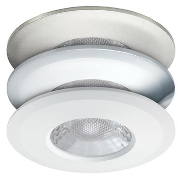 JCC Fire Rated 7W LED Downlight 650Lm IP65 3Bezels image 1