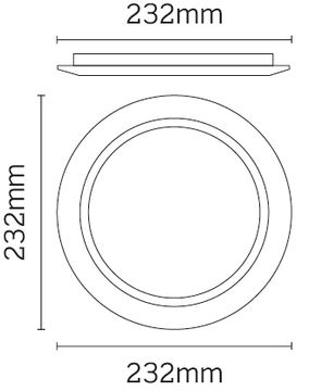 JCC IP65 Rim Attachment White Rim/Clear Glass image 2