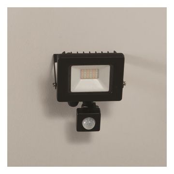 KSR Siena 10W LED Floodlight PIR IP65 Black image 2