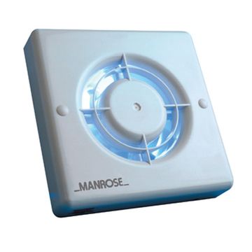 Manrose 100mm 4inch Timer Fan Part L 10.7W image 1