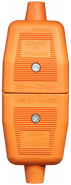 BG In Line Connector 2Pin Rubber Orange image 5
