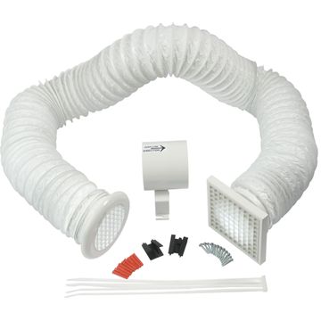 Manrose 100mm Timer Shower light Fan Kit with Chrome/White Fitting image 2
