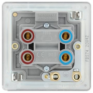 BG 45A D.P Switch With Neon Single Plate image 4