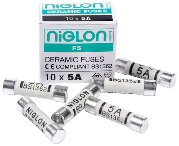 Niglon ceramic material Fuses compliant to BS 1362 standards. image 1