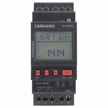 Sangamo 1Mod 1Ch 24Hr Timer Din Rail Time Switch image 1