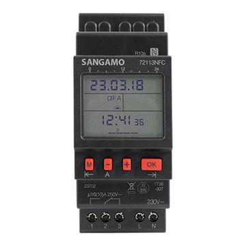 Sangamo Std 2Mod 1Ch 7Day Timer Din Rail Time Switch image 1