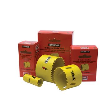 SWA 44 mm Bi-Metal Hole Saw Industrial-Grade Steel Cutting Bit Precision Ground image 1