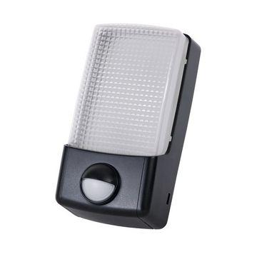 Timeguard LED PIR Bulkhead 6.5W Black 4000K Cool White image 1