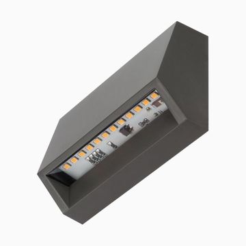Timeguard 1.5W Horizontal LED Step Light Grey image 1