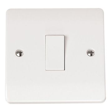 Scolmore Light Switch Single 1 Gang 2 Way 10A image 1