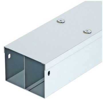 Trench 150mm x 150mm (6" x 6") Galvanised Trunking 2Comp 3mtr Length image 1