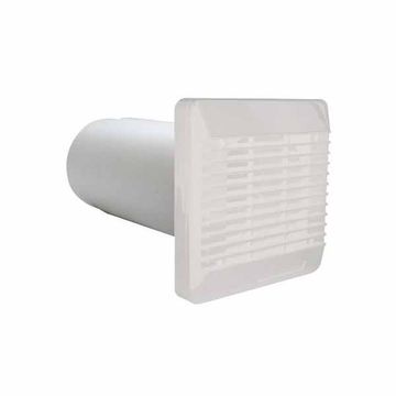Vent-Axia Wall Fitting Kit White (Suit Silhouette 150) image 1