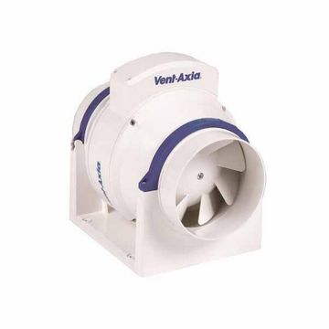 V/Axia 17104010 ACM100 In-Line 100mm Mixed Flow Fan image 1