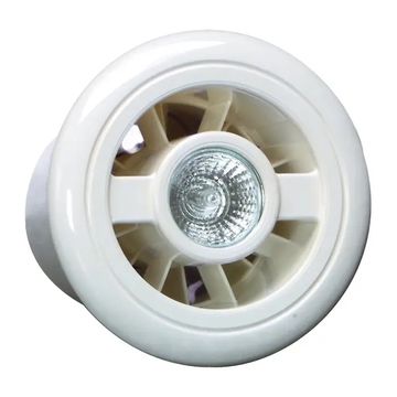 Vent Axia Luminair T White Timer Fan Light Fitting image 1